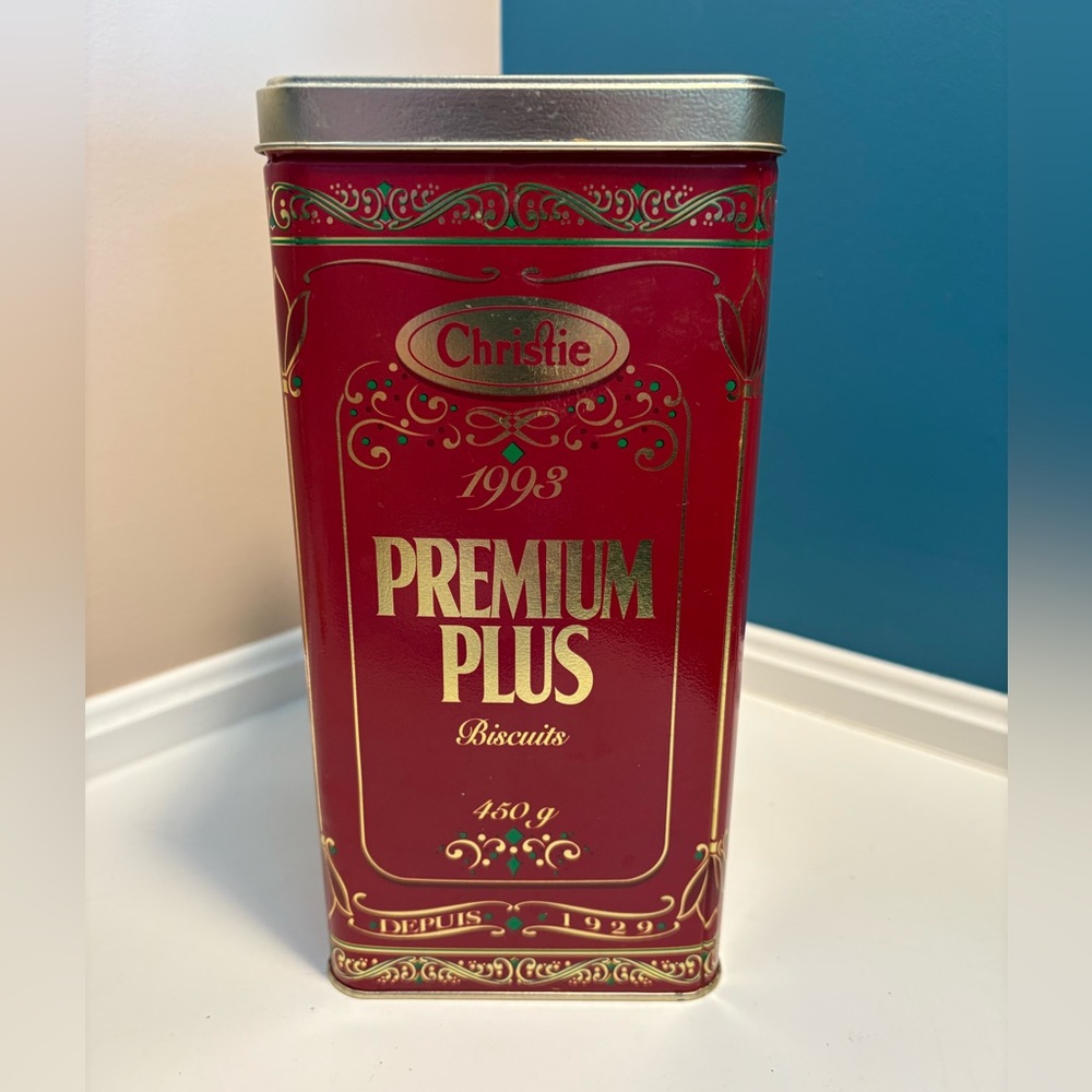 Vintage Christie Premium Plus Biscuit Tin